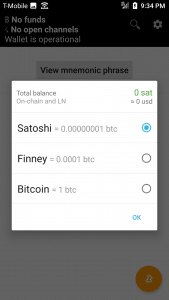 Lightning Wallet App