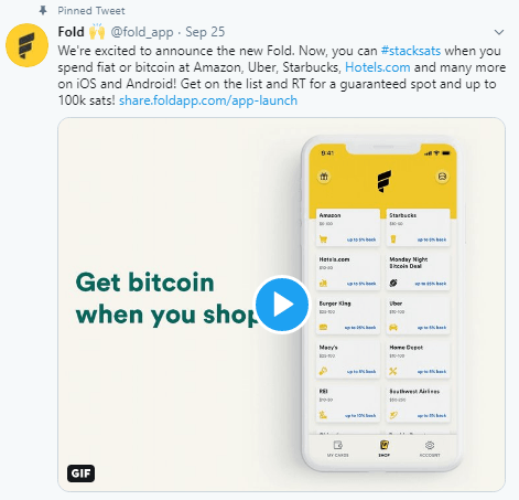 Fold App Adds Fiat Currency on Ramp
