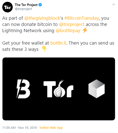 Tor Project via Twitter